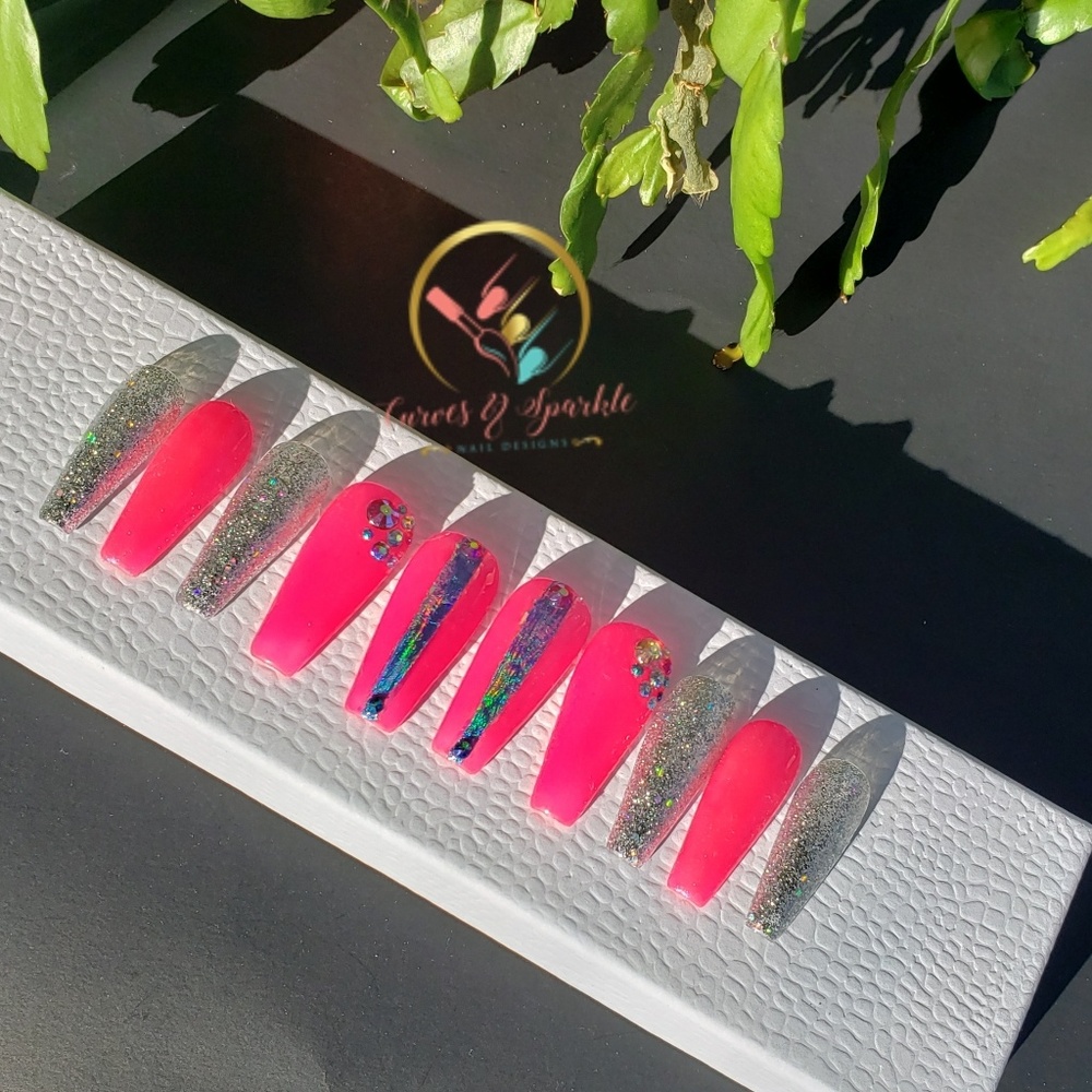 Crystal Princess | Reusable Press-On Nails